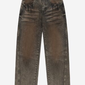 Sevvo Rusty Grey Denim Jeans – Modern Casual Fit