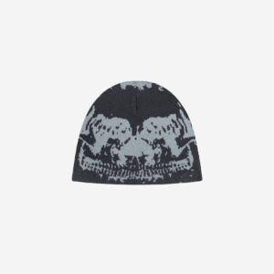 Sevvo Black Skull Beanie – Stylish Winter Headwear